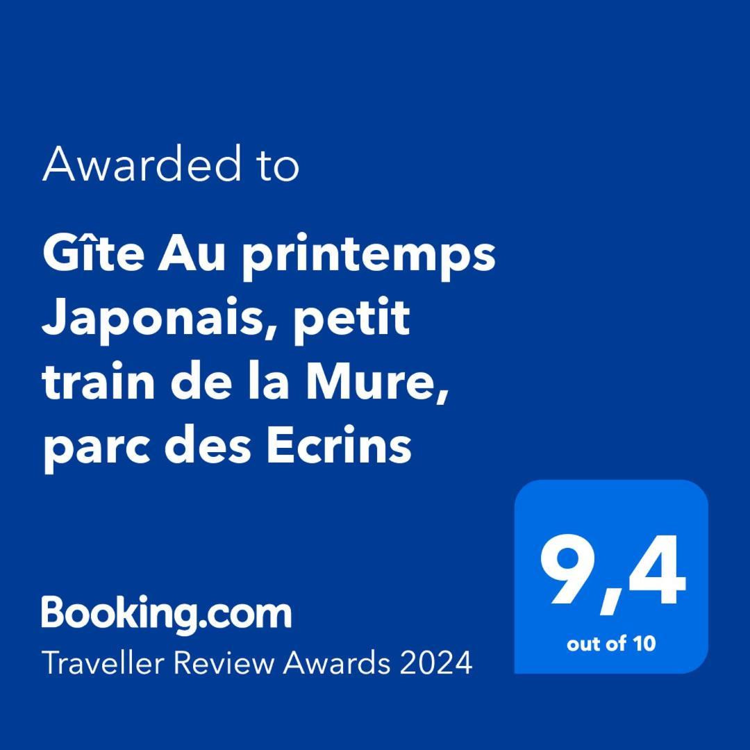 Gite Au Printemps Japonais, Petit Train De La Mure, Parc Des Ecrins Pierre-Chatel Eksteriør bilde